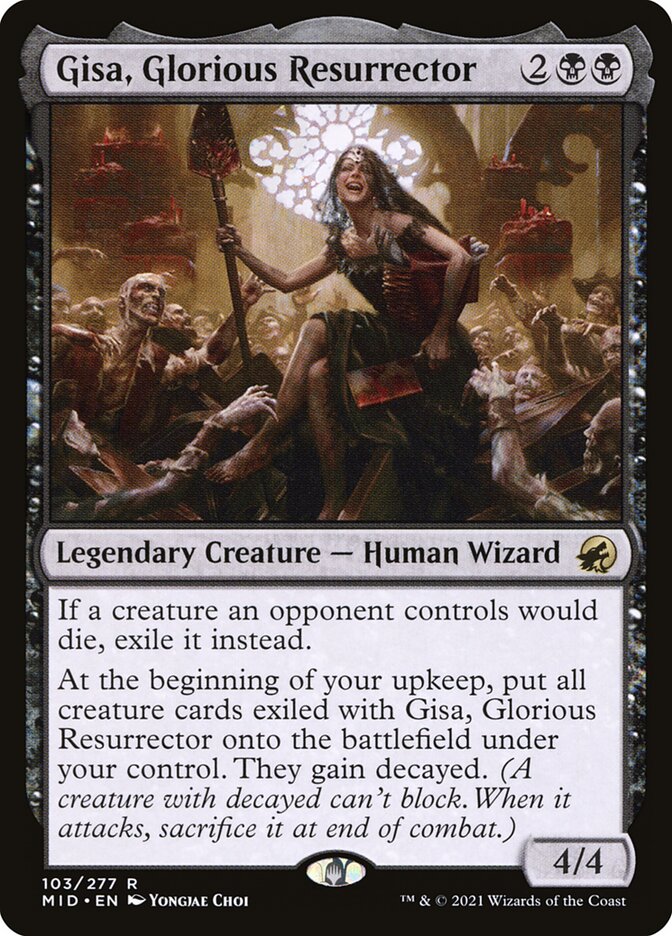 Gisa, Ressuscitadora Gloriosa / Gisa, Glorious Resurrector - Magic: The Gathering - MoxLand