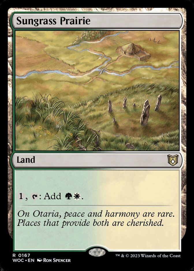 Pradaria de Capim Solar / Sungrass Prairie - Magic: The Gathering - MoxLand
