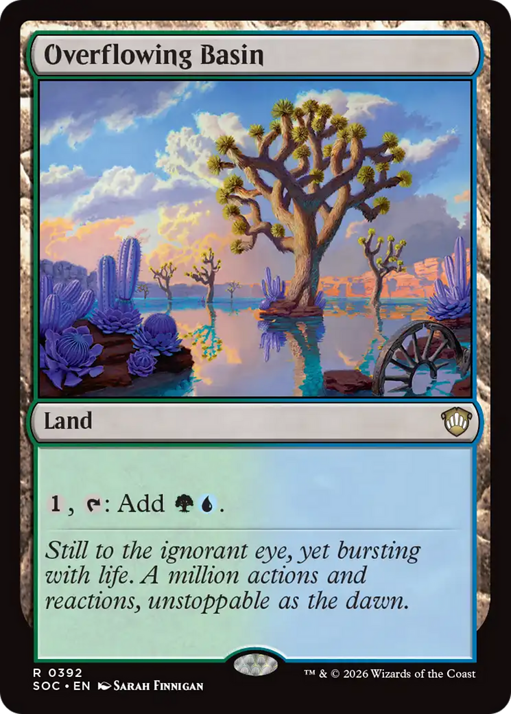 Overflowing Basin - Magic: The Gathering - MoxLand