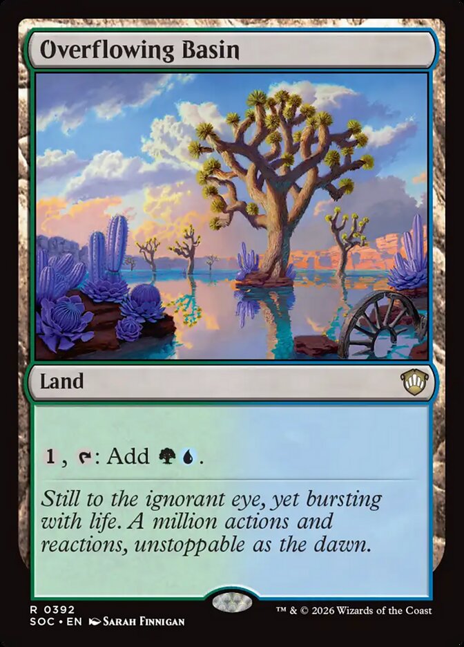 Overflowing Basin - Magic: The Gathering - MoxLand