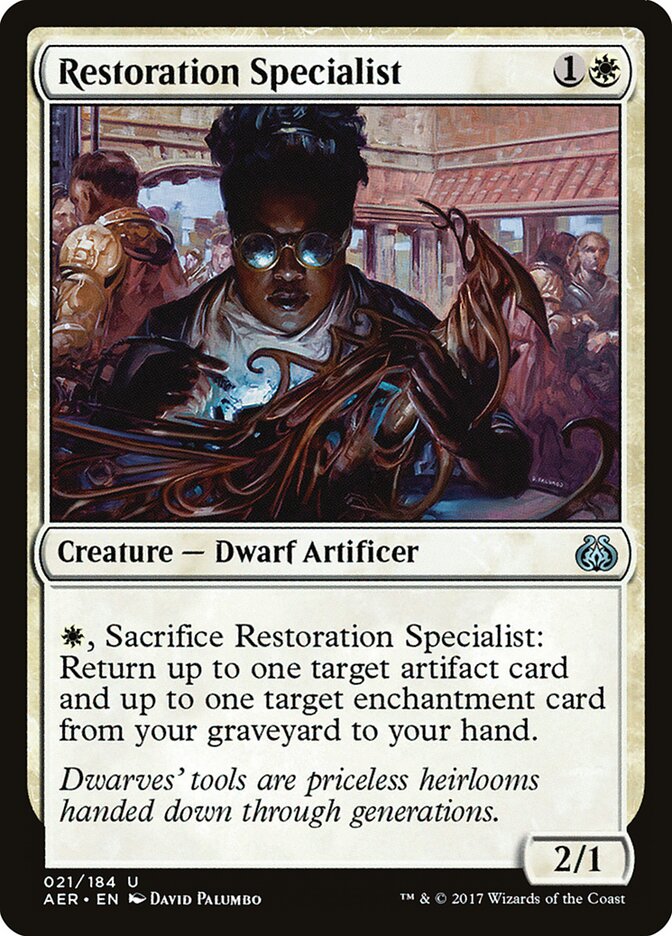Especialista em Restauração / Restoration Specialist - Magic: The Gathering - MoxLand