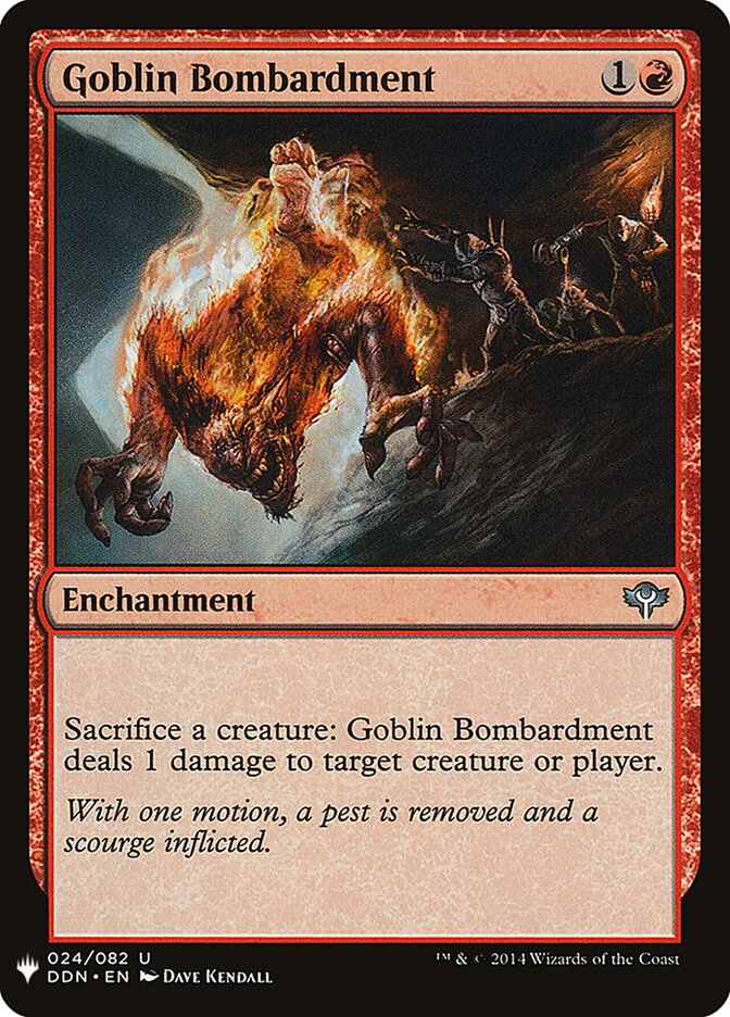 Bombardeio Goblin / Goblin Bombardment - Magic: The Gathering - MoxLand