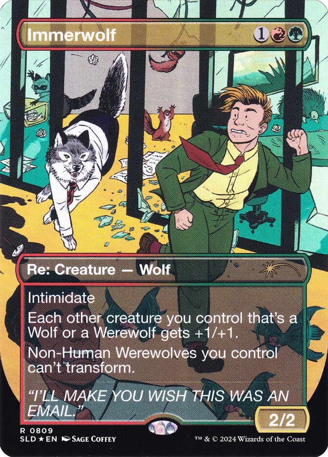 Lobo Obstinado / Immerwolf - Magic: The Gathering - MoxLand