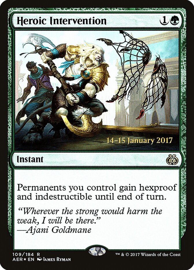 Intervenção Heroica / Heroic Intervention - Magic: The Gathering - MoxLand