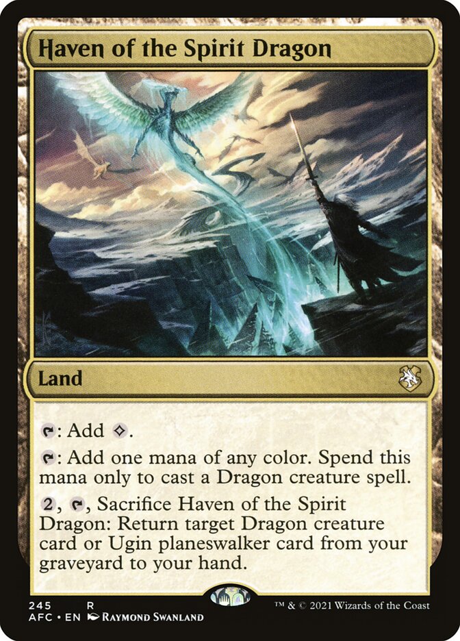 Refúgio do Dragão Espírito / Haven of the Spirit Dragon - Magic: The Gathering - MoxLand