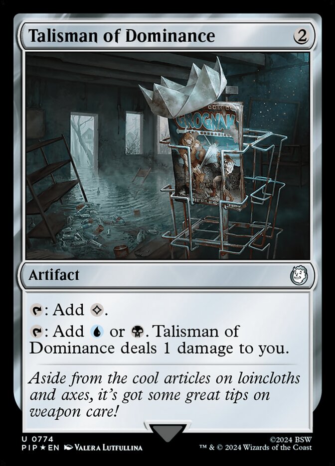 Talismã da Dominação / Talisman of Dominance - Magic: The Gathering - MoxLand