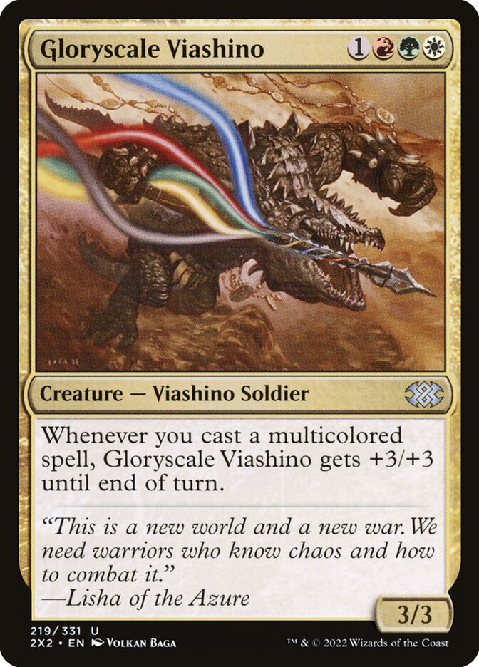 Viashino da Escama Gloriosa / Gloryscale Viashino - Magic: The Gathering - MoxLand