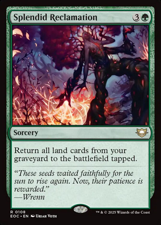 Reivindicação Esplêndida / Splendid Reclamation - Magic: The Gathering - MoxLand