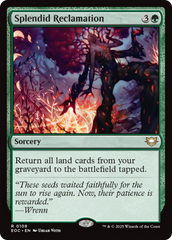 Reivindicação Esplêndida / Splendid Reclamation - Magic: The Gathering - MoxLand