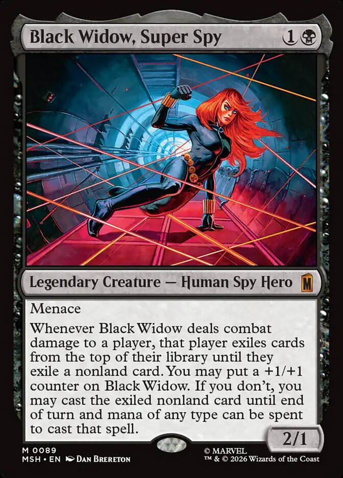 Black Widow, Super Spy - Magic: The Gathering - MoxLand