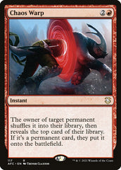 Distorção Caótica / Chaos Warp - Magic: The Gathering - MoxLand