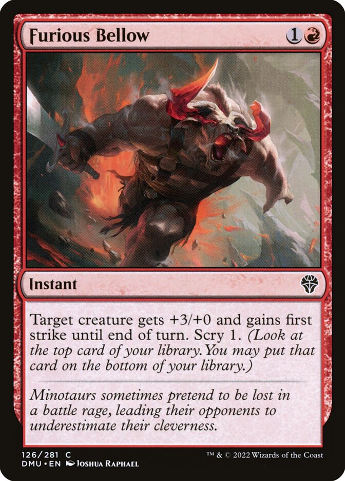 Brado Furioso / Furious Bellow - Magic: The Gathering - MoxLand
