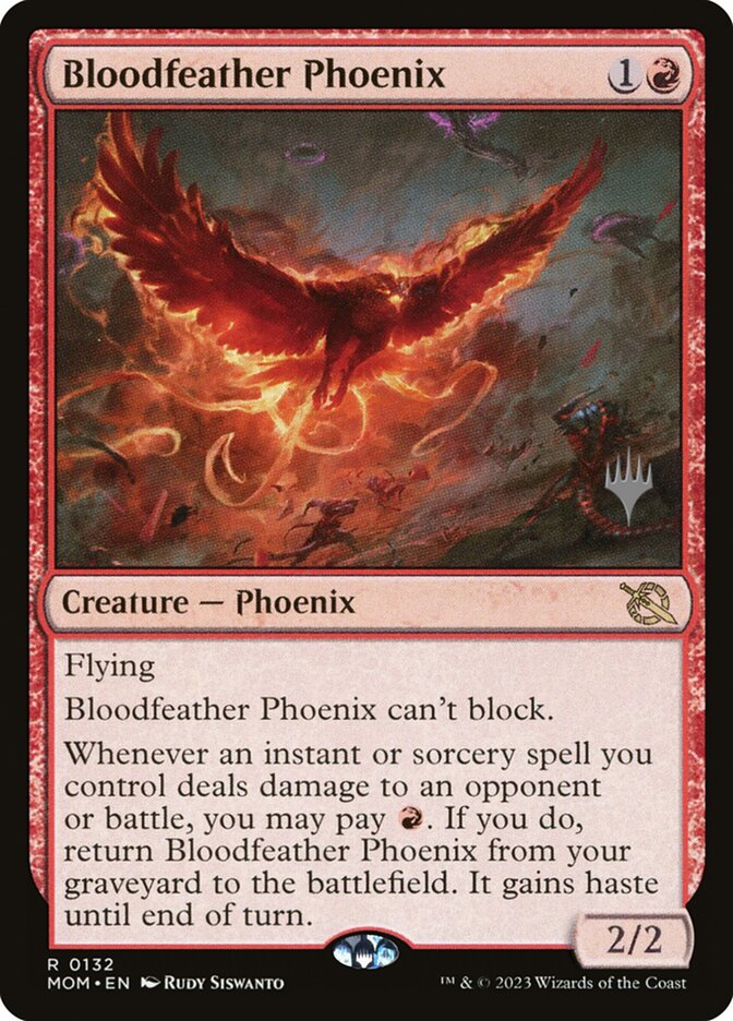 Fênix da Pena Sangrenta / Bloodfeather Phoenix - Magic: The Gathering - MoxLand