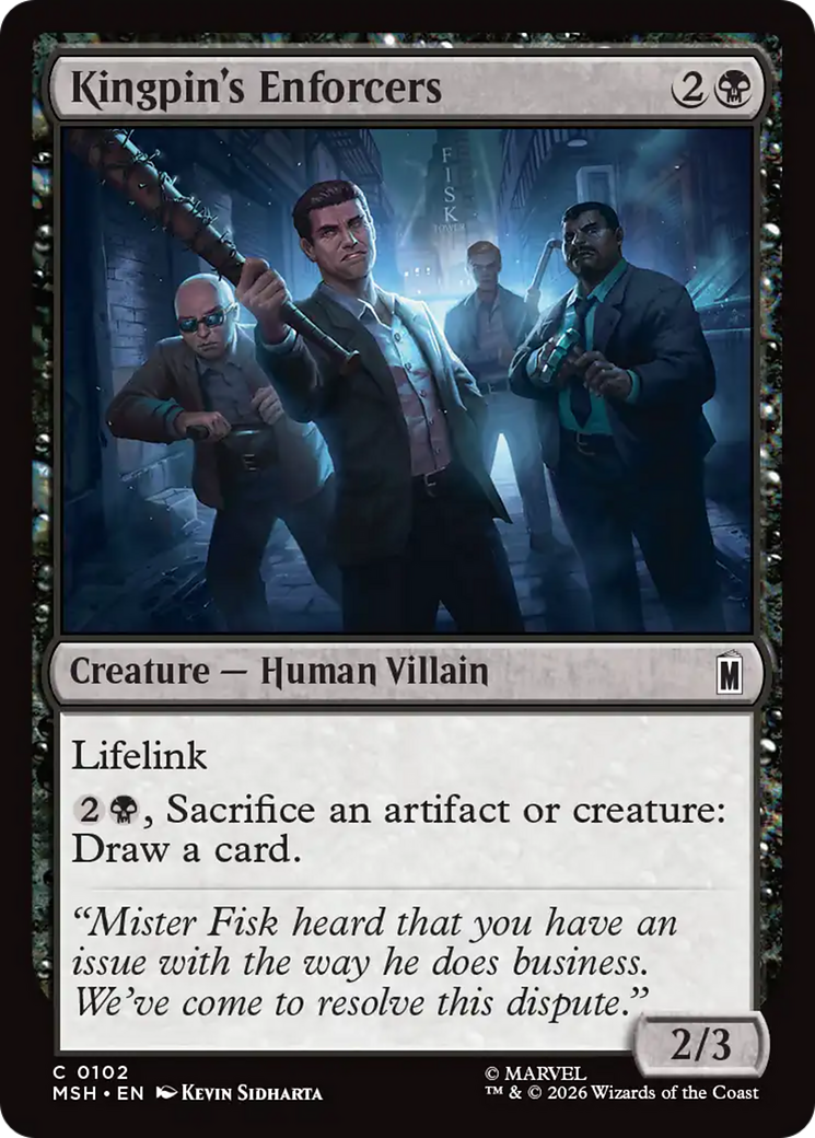 Kingpin's Enforcers - Magic: The Gathering - MoxLand