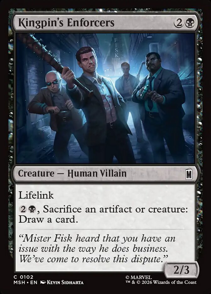 Kingpin's Enforcers - Magic: The Gathering - MoxLand