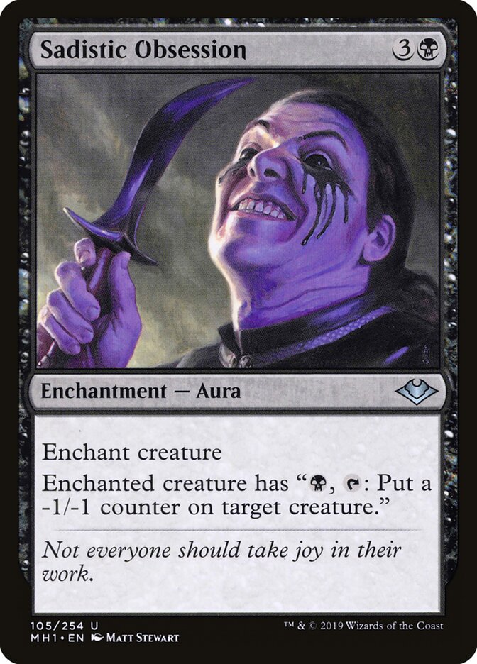 Obsessão Sádica / Sadistic Obsession - Magic: The Gathering - MoxLand