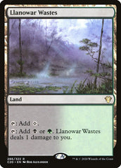 Regiões Agrestes de Llanowar / Llanowar Wastes - Magic: The Gathering - MoxLand