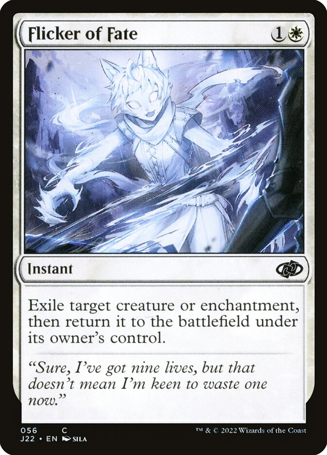 Bruxuleio do Destino / Flicker of Fate - Magic: The Gathering - MoxLand