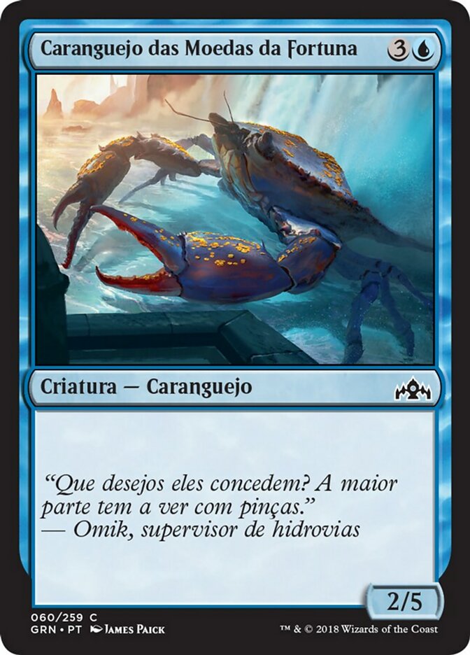 Caranguejo das Moedas da Fortuna / Wishcoin Crab - Magic: The Gathering - MoxLand