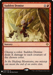 Sudden Demise - Magic: The Gathering - MoxLand