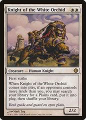 Cavaleiro da Orquídea Branca / Knight of the White Orchid - Magic: The Gathering - MoxLand