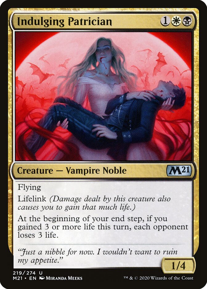 Aristocrata Indulgente / Indulging Patrician - Magic: The Gathering - MoxLand