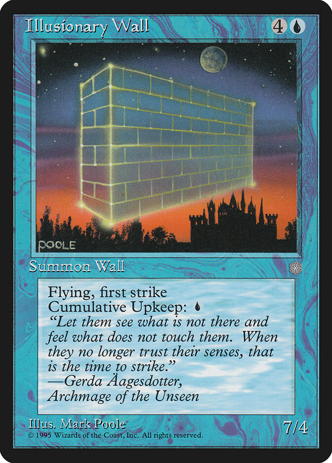 Barreira Ilusória / Illusionary Wall - Magic: The Gathering - MoxLand