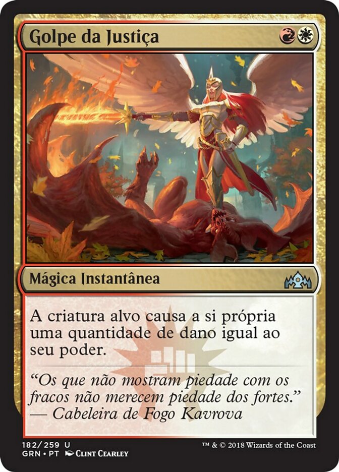 Golpe da Justiça / Justice Strike - Magic: The Gathering - MoxLand