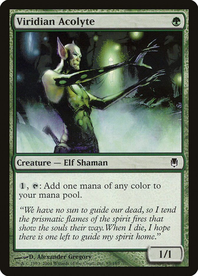 Acólito Viridiano / Viridian Acolyte - Magic: The Gathering - MoxLand