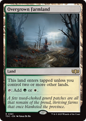 Campos Baldios / Overgrown Farmland - Magic: The Gathering - MoxLand