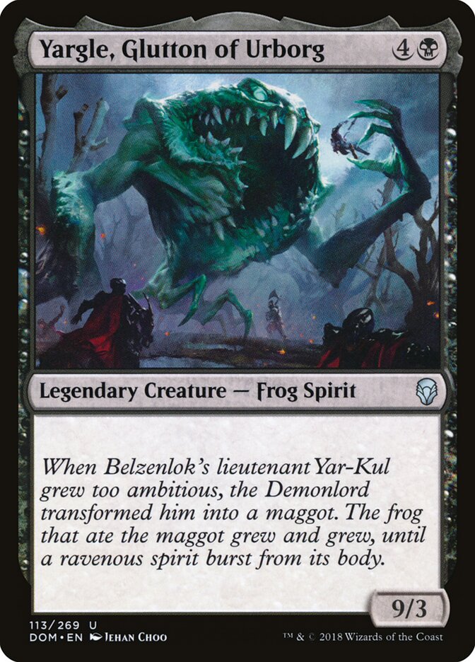 Yargle, Glutão de Urborg / Yargle, Glutton of Urborg - Magic: The Gathering - MoxLand