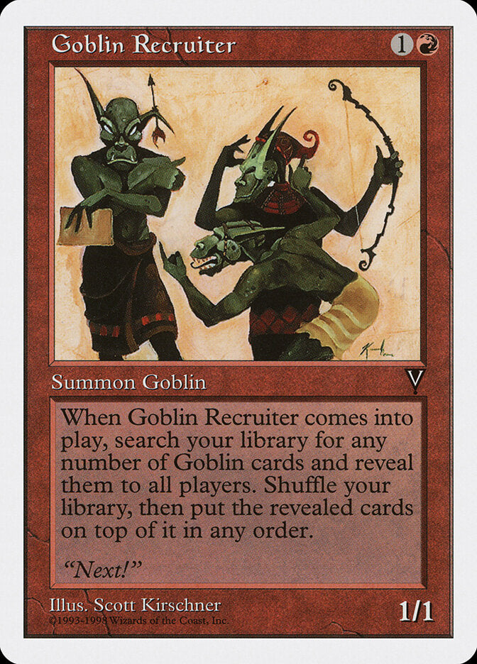 Recrutador Goblin / Goblin Recruiter - Magic: The Gathering - MoxLand