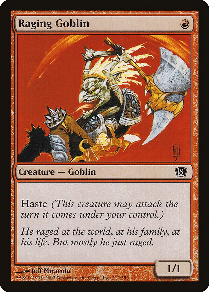 Goblin Enfurecido / Raging Goblin - Magic: The Gathering - MoxLand