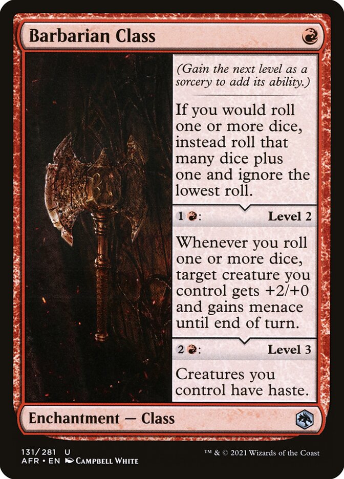 Classe: Bárbaro / Barbarian Class - Magic: The Gathering - MoxLand