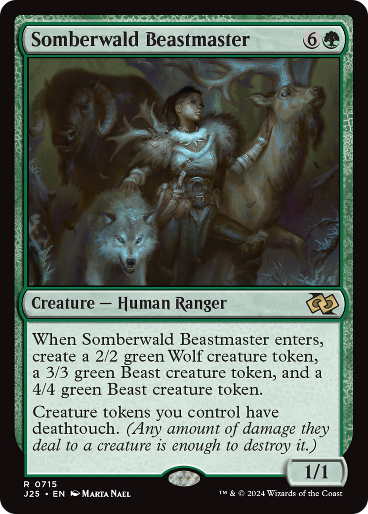 Mestre das Feras de Somberwald / Somberwald Beastmaster - Magic: The Gathering - MoxLand