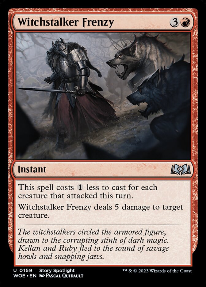 Frenesi do Farejador de Bruxa / Witchstalker Frenzy - Magic: The Gathering - MoxLand