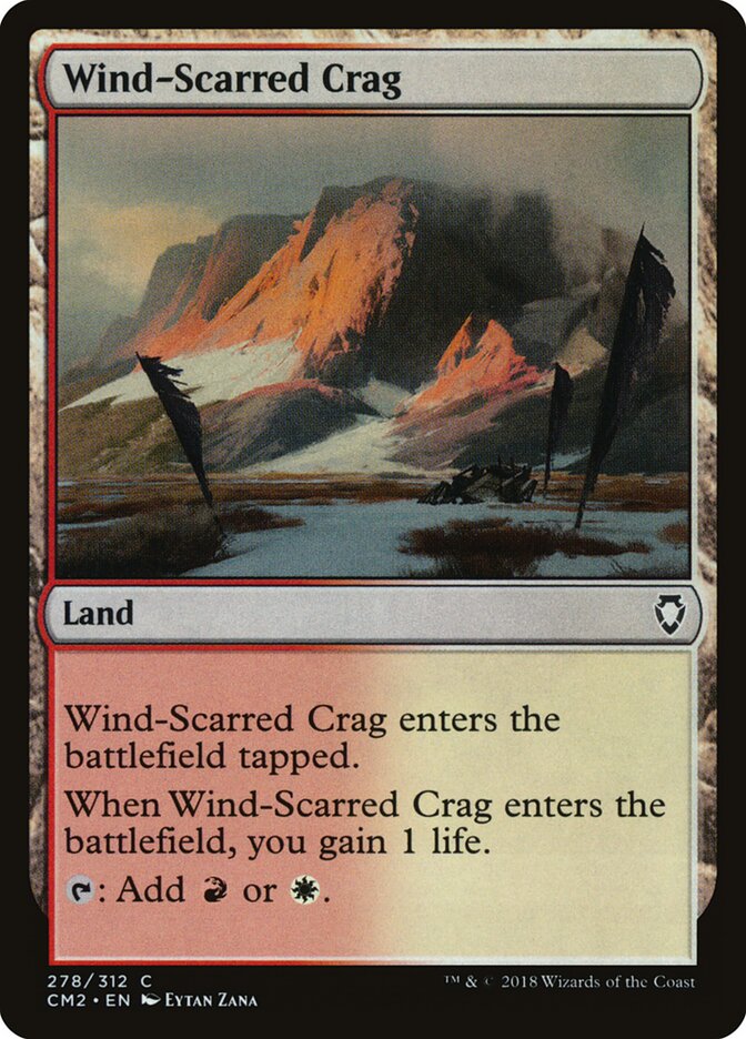 Penhasco Marcado pelo Vento / Wind-Scarred Crag - Magic: The Gathering - MoxLand
