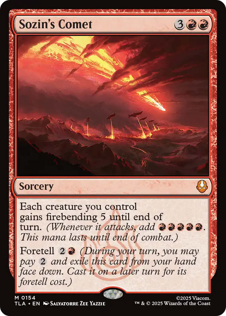 Cometa de Sozin / Sozin's Comet - Magic: The Gathering - MoxLand