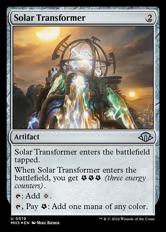 Transformador Solar / Solar Transformer - Magic: The Gathering - MoxLand
