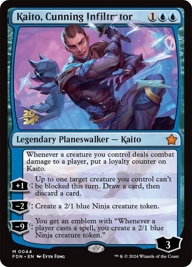 Kaito, Cunning Infiltrator - Magic: The Gathering - MoxLand