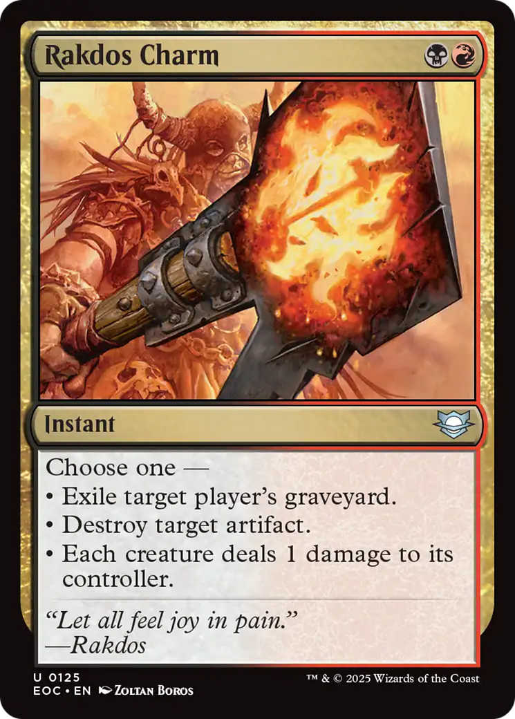 Amuleto Rakdos / Rakdos Charm - Magic: The Gathering - MoxLand