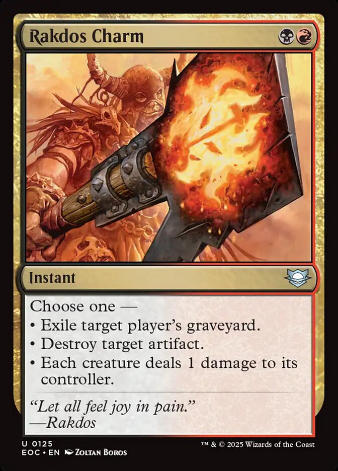 Amuleto Rakdos / Rakdos Charm - Magic: The Gathering - MoxLand