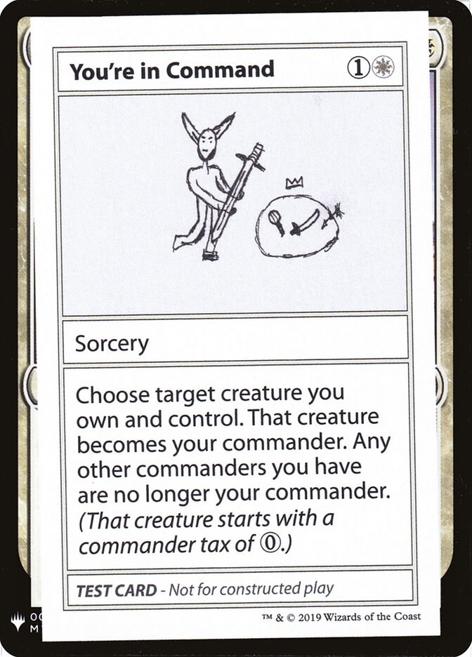 You're in Command - Magic: The Gathering - MoxLand