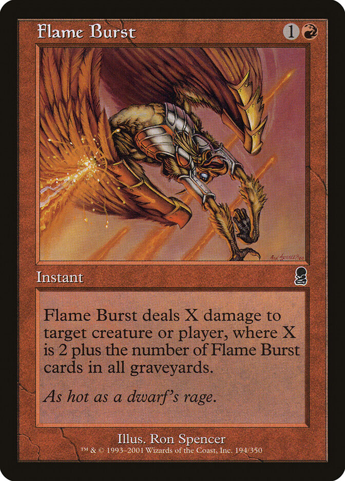 Explosão de Chamas / Flame Burst - Magic: The Gathering - MoxLand