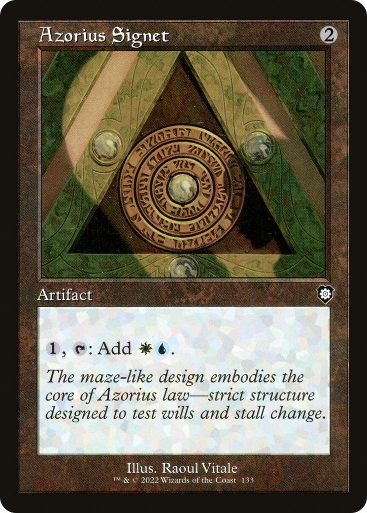 Sinete Azorius / Azorius Signet - Magic: The Gathering - MoxLand