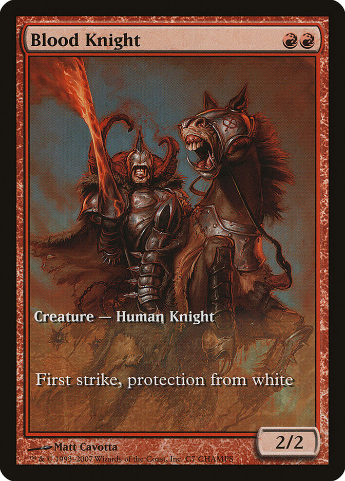 Cavaleiro Sangüinário / Blood Knight - Magic: The Gathering - MoxLand