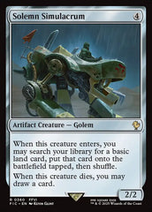 Simulacro Solene / Solemn Simulacrum - Magic: The Gathering - MoxLand