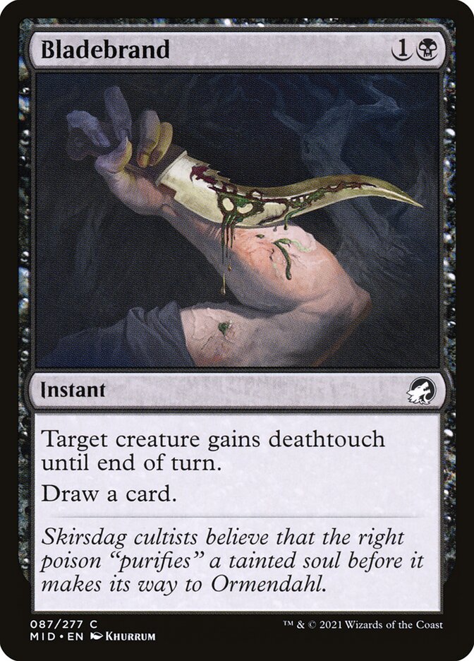 Lâmina Cauterizante / Bladebrand - Magic: The Gathering - MoxLand