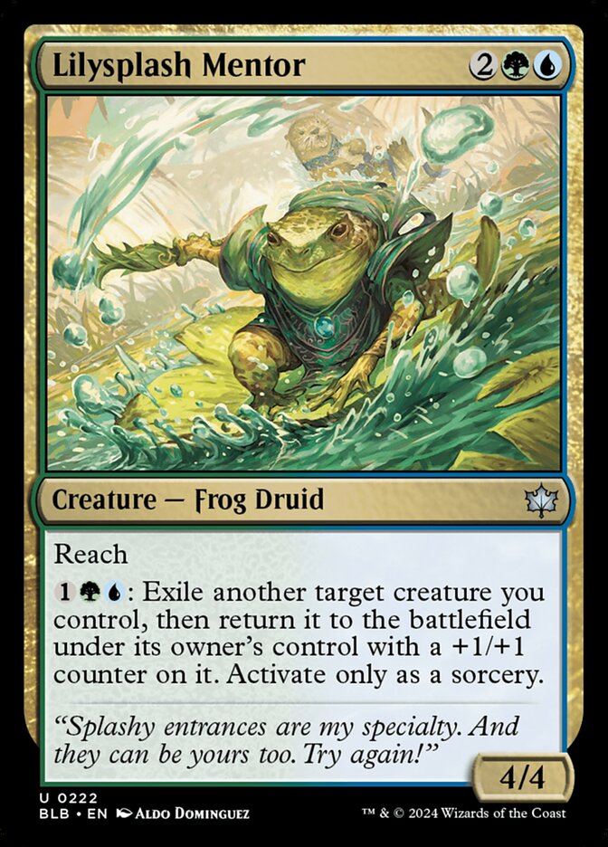 Mentora Salta-lótus / Lilysplash Mentor - Magic: The Gathering - MoxLand