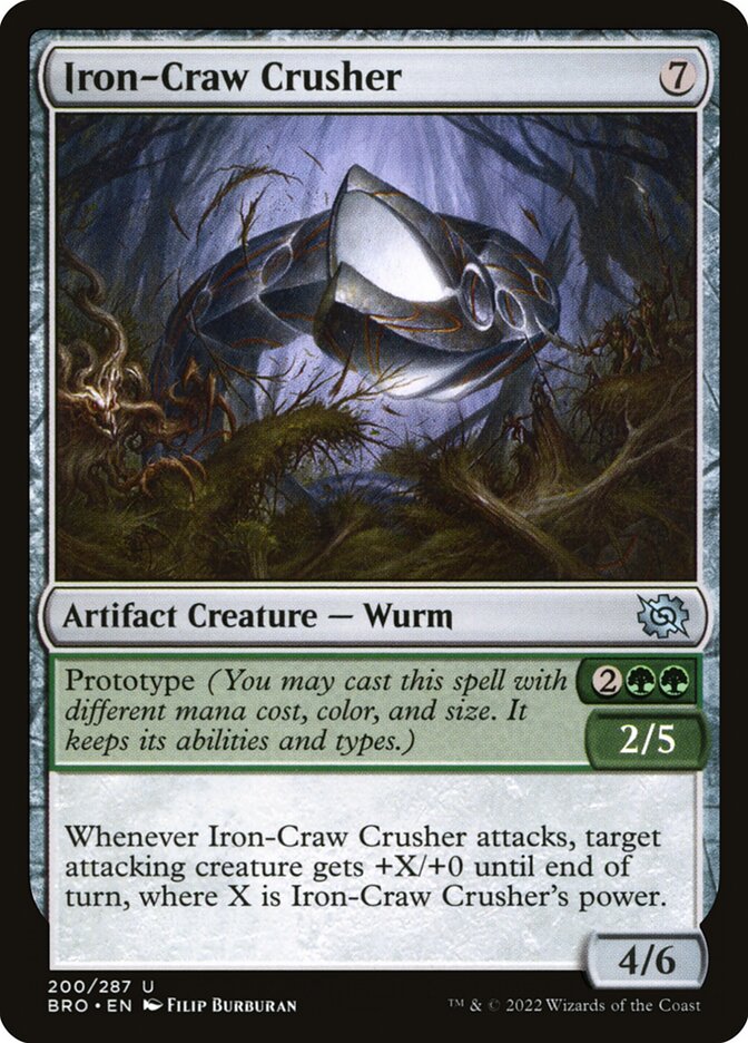 Esmagador Papo-de-ferro / Iron-Craw Crusher - Magic: The Gathering - MoxLand